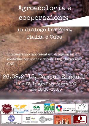 Agroecologia e cooperazione: dialogo tra Perù, Cuba e Italia