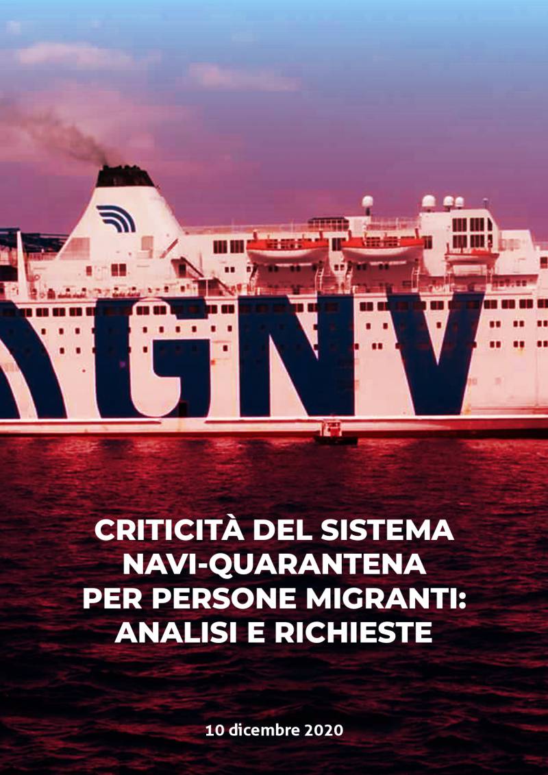 RE.TE. aderisce alla richiesta di 150 organizzazioni al Governo italiano di cambiare il sistema delle navi quarantena