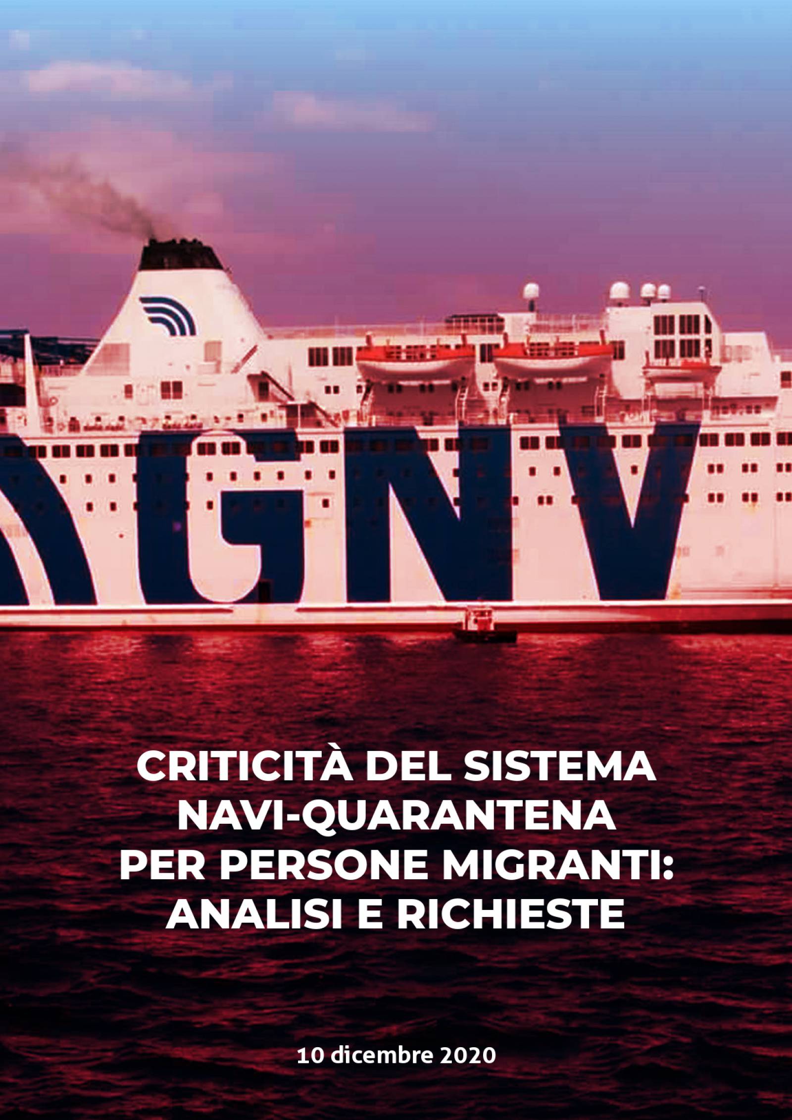 RE.TE. aderisce alla richiesta di 150 organizzazioni al Governo italiano di cambiare il sistema delle navi quarantena