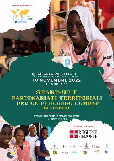 10/11/22 Evento conclusivo di "Start up e partenariati territoriali" in Senegal
